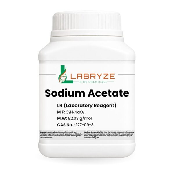 Sodium Acetate - 500gm Pack - CAS No - 127-09-3