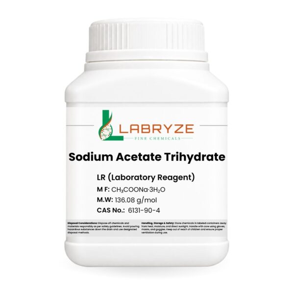 Sodium Acetate Trihydrate - 500gm pack - CAS No. 6131-90-4