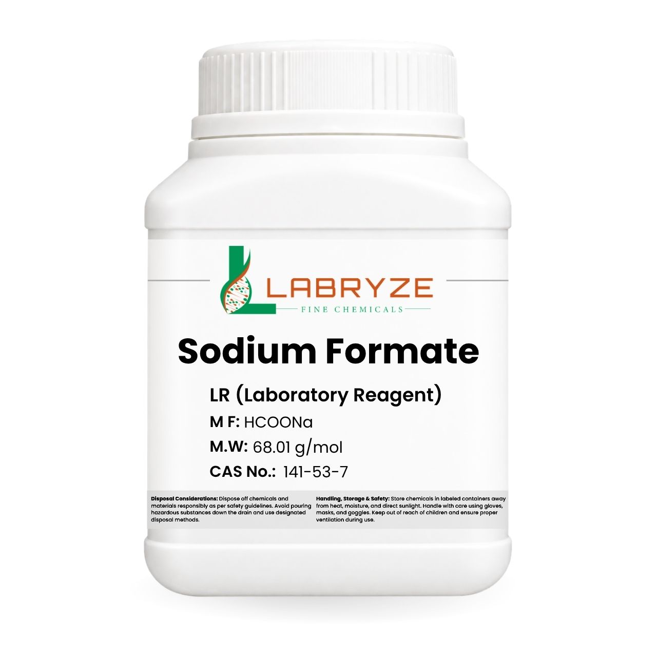 Sodium Formate - 500gm Pack - CAS No 141-53-7