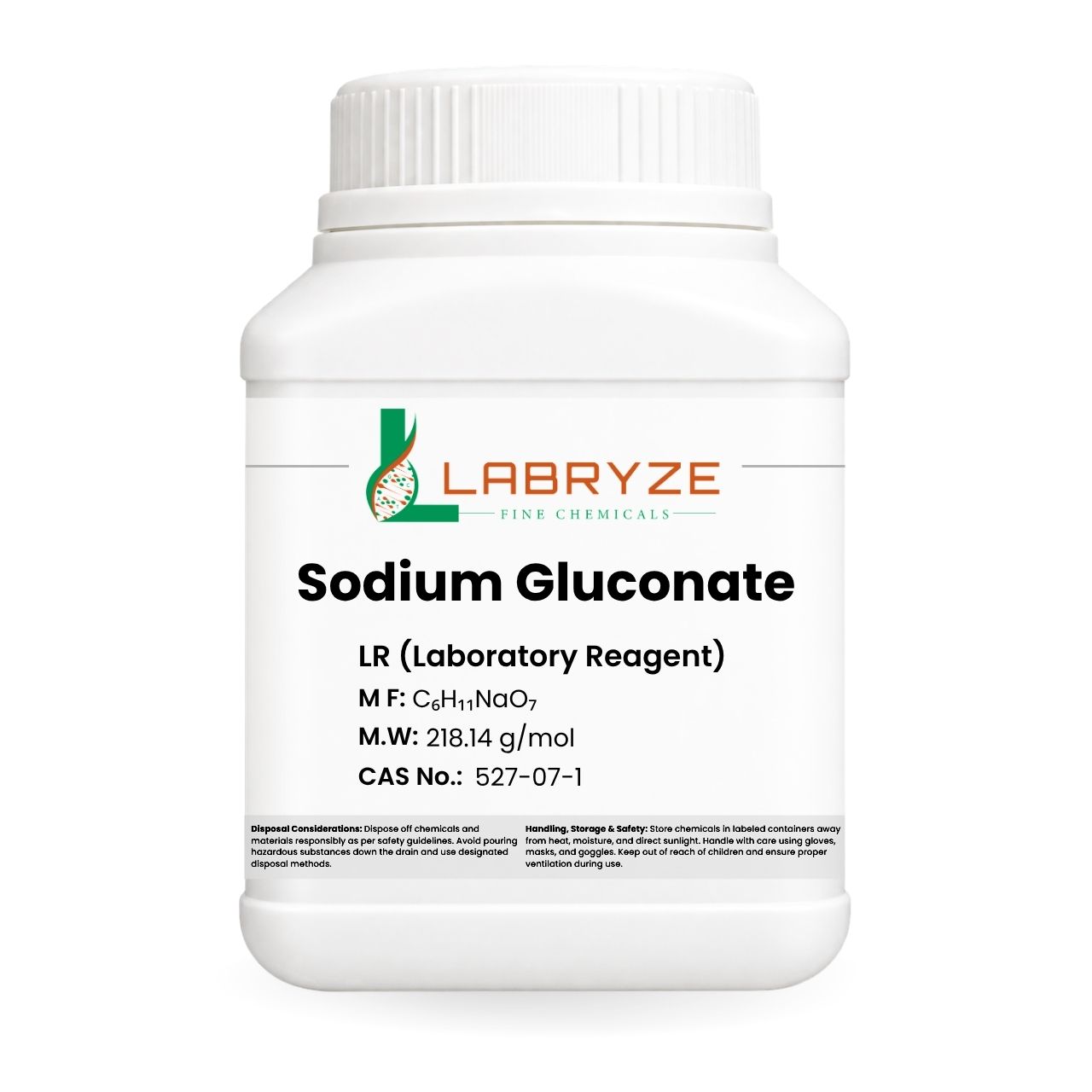 Sodium Gluconate - 500gm Pack - CAS No 527-07-1