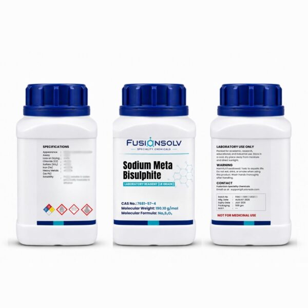 Sodium Meta Bi Sulphite Extra Pure- 500gm Packs