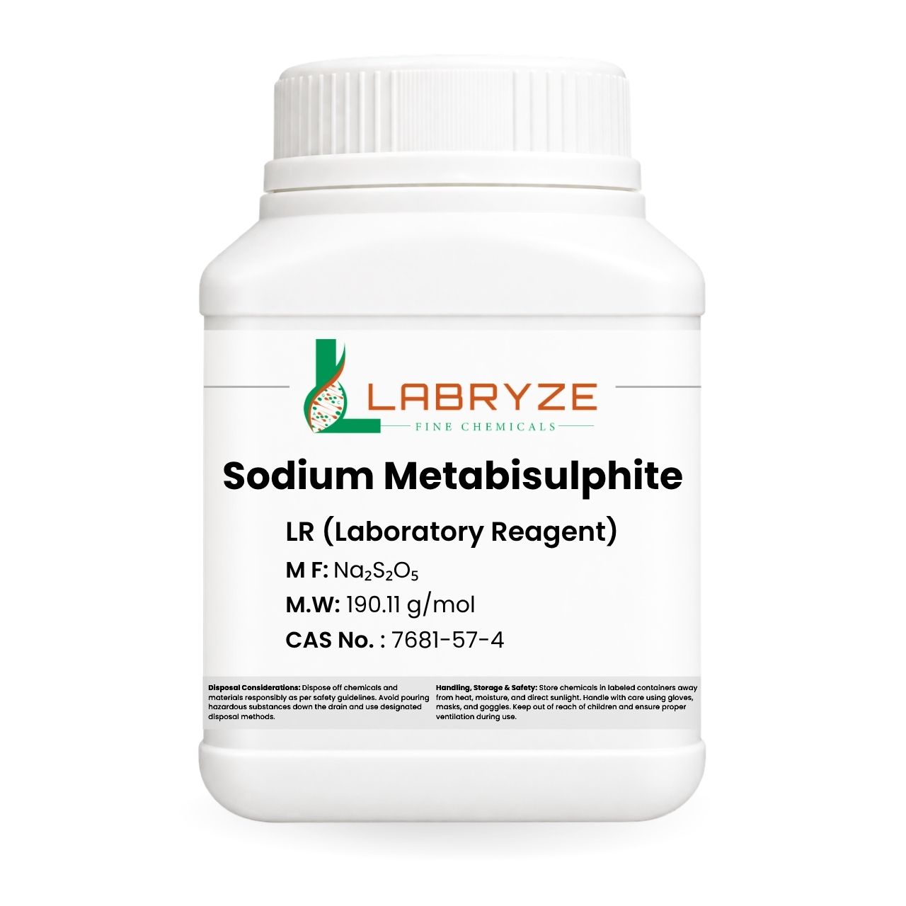 Sodium Metabisulphite - 500gm Pack - CAS No 7681-57-4