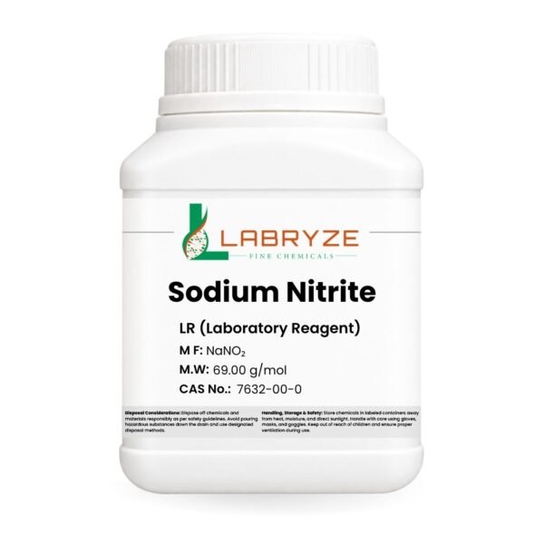 Sodium Nitrite Extra Pure - 500gm pack - CAS No. 7632-00-0