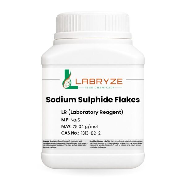Sodium Sulphide Flake Extra Pure - 500gm pack - CAS No. 1313-82-2