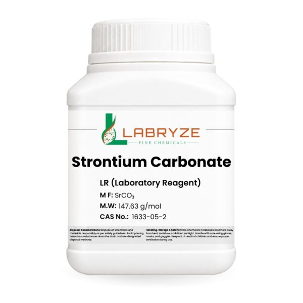 Strontium Carbonate - 500gm pack - CAS No. 1633-05-2