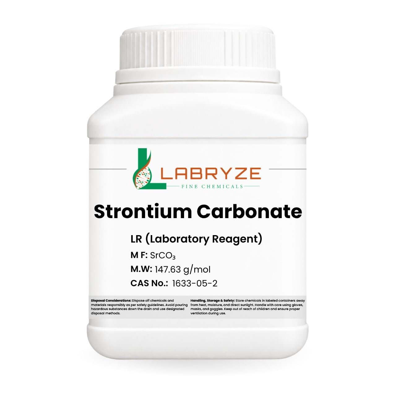 Strontium Carbonate - 500gm Packs - CAS No. - 1633-05-2