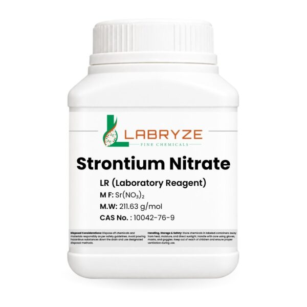 Strontium Nitrate - 500gm pack - CAS No. 10042-76-9