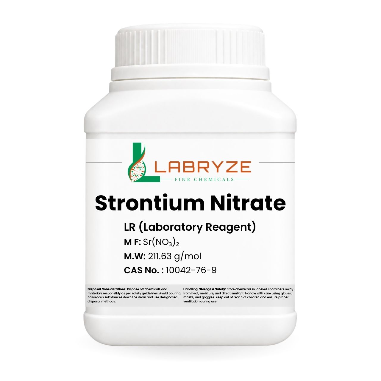 Strontium Nitrate - 500gm Pack - CAS No 10042-76-9