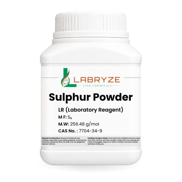 Sulphur Powder - 500gm pack - CAS No. 7704-34-9