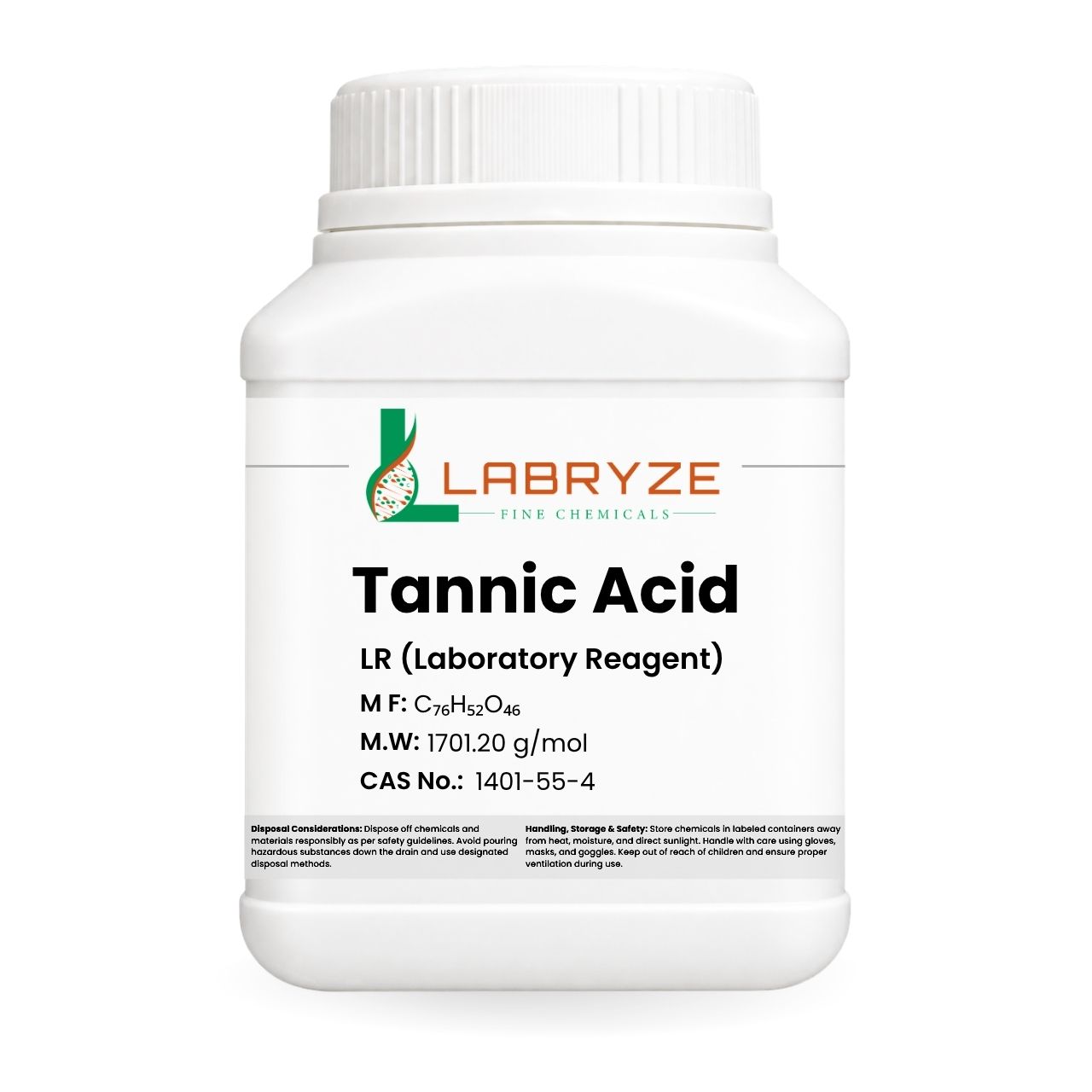 Tannic Acid - 500gm Packs - CAS No. - 1401-55-4