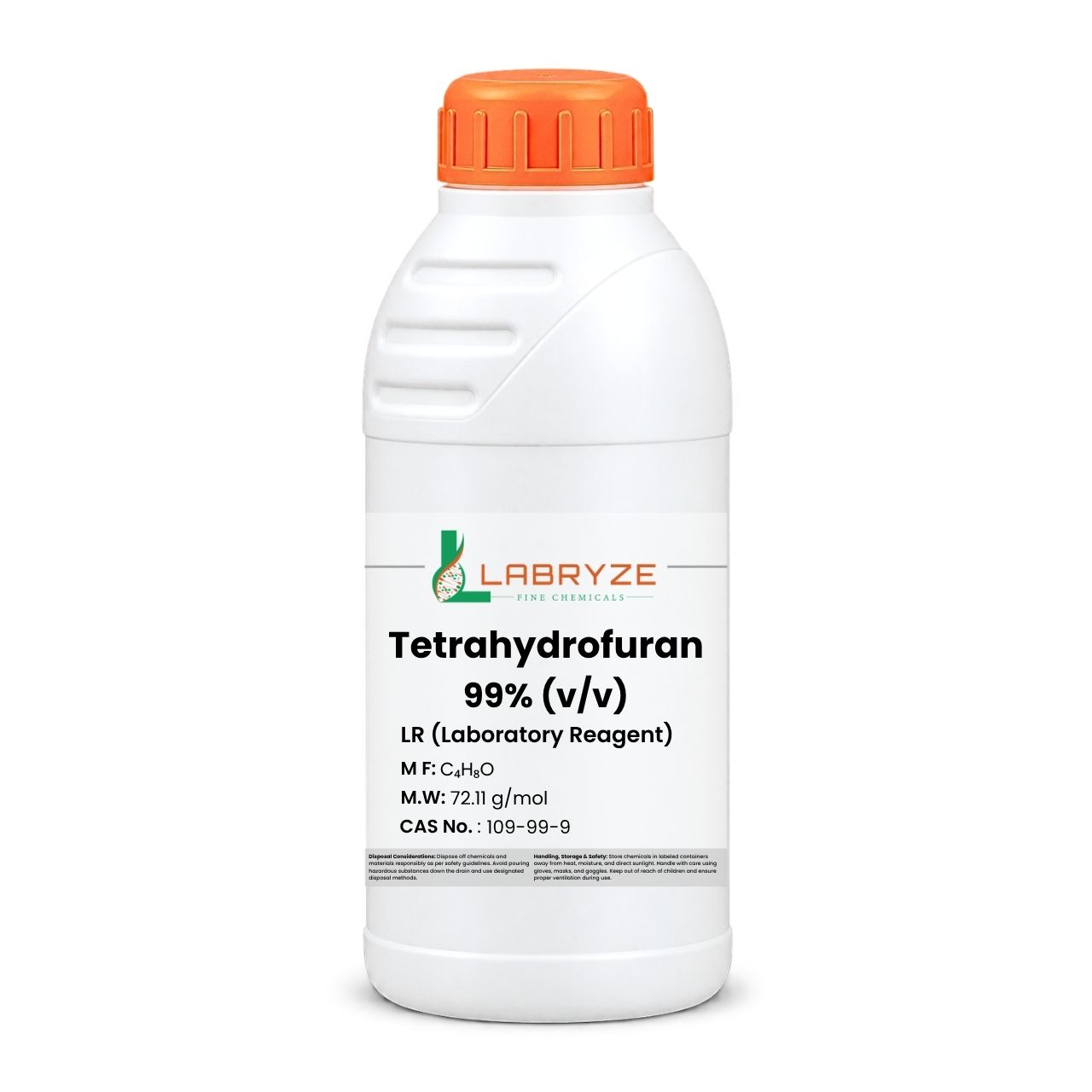 Tetrahydrofuran - 99% - 500 ml Packs - CAS Number-109-99-9