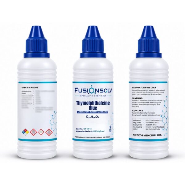Thymolphthaleine Blue Solution  - 125ml Packs