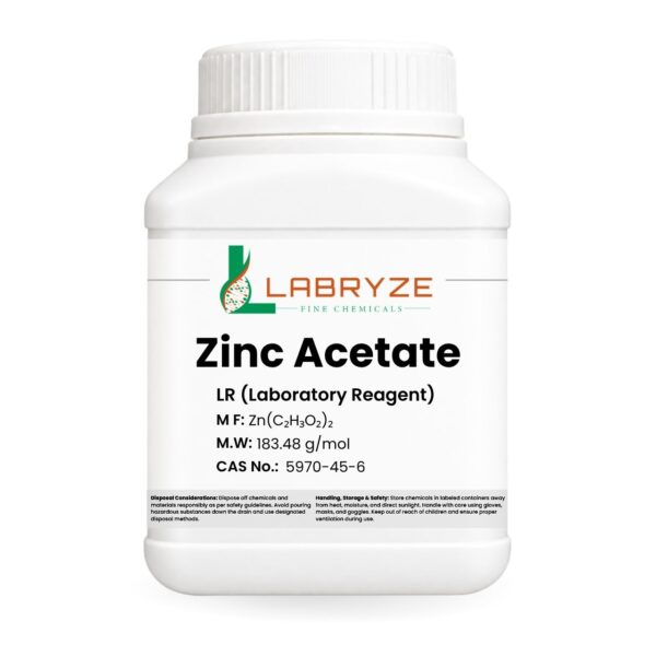 Zinc Acetate - 500gm pack - CAS No. 557-34-6