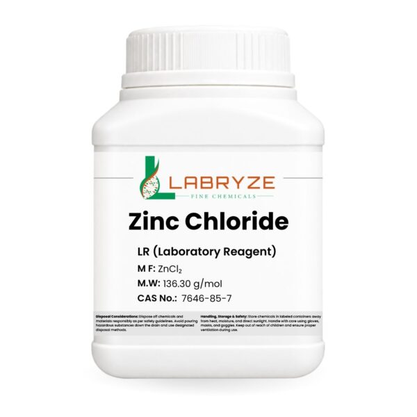 Zinc Chloride Extra Pure - 500gm pack - CAS No. 7646-85-7