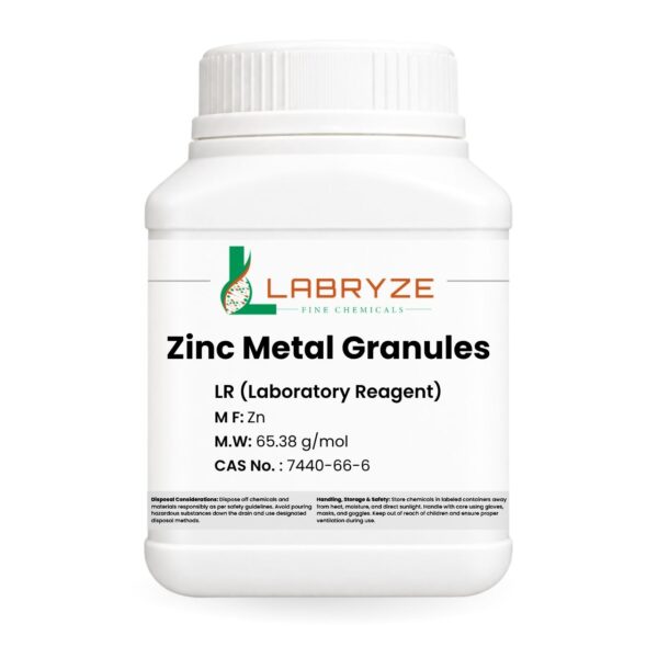 Zinc Metal Granulated - 500gm pack - CAS No. 7440-66-6