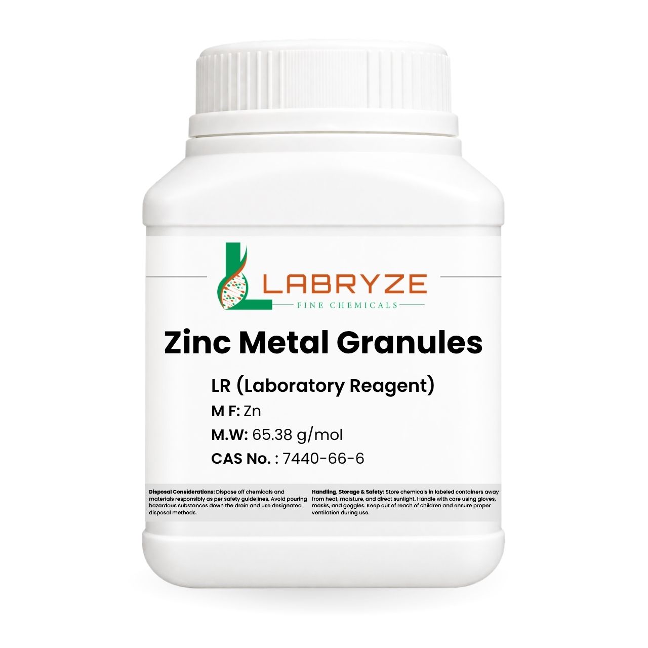 Zinc Metal Granules - 500gm Pack - CAS No 7440-66-6