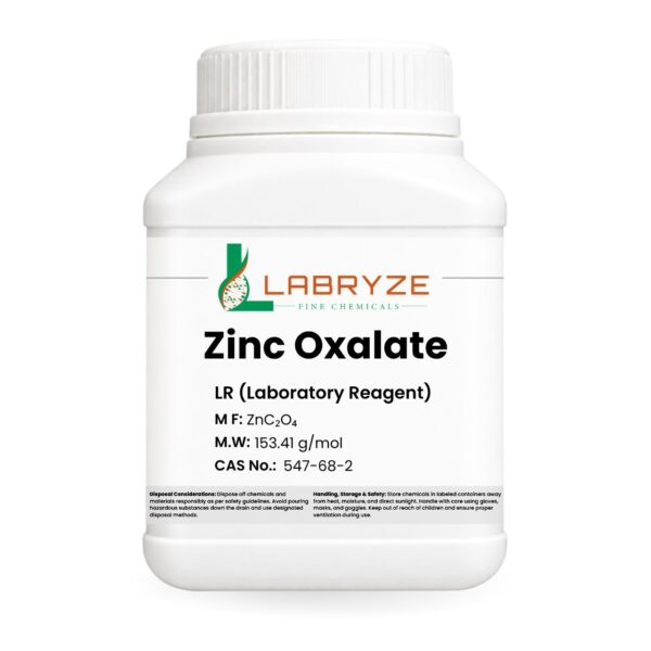 Zinc Oxalate - 500gm pack - CAS No. 547-68-2