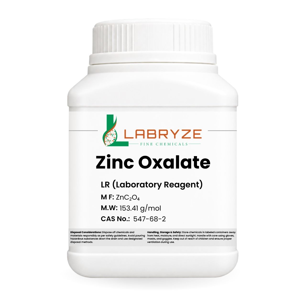 Zinc Oxalate - 500gm Packs - CAS No. - 547-68-2