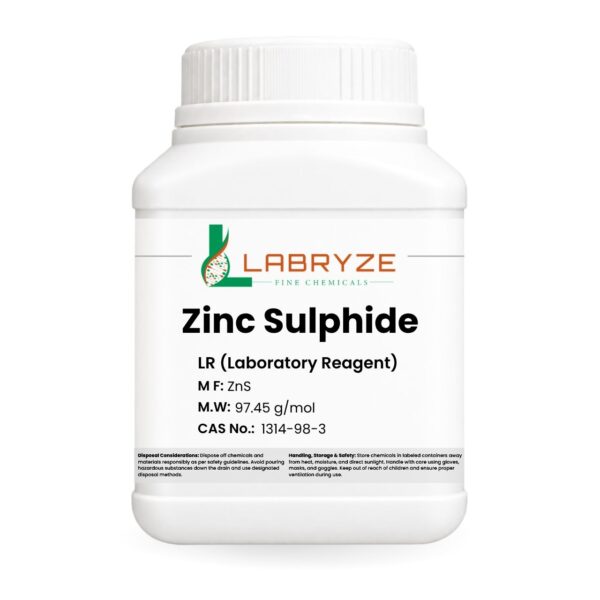 Zinc Sulphide - 500gm pack - CAS No. 1314-98-3